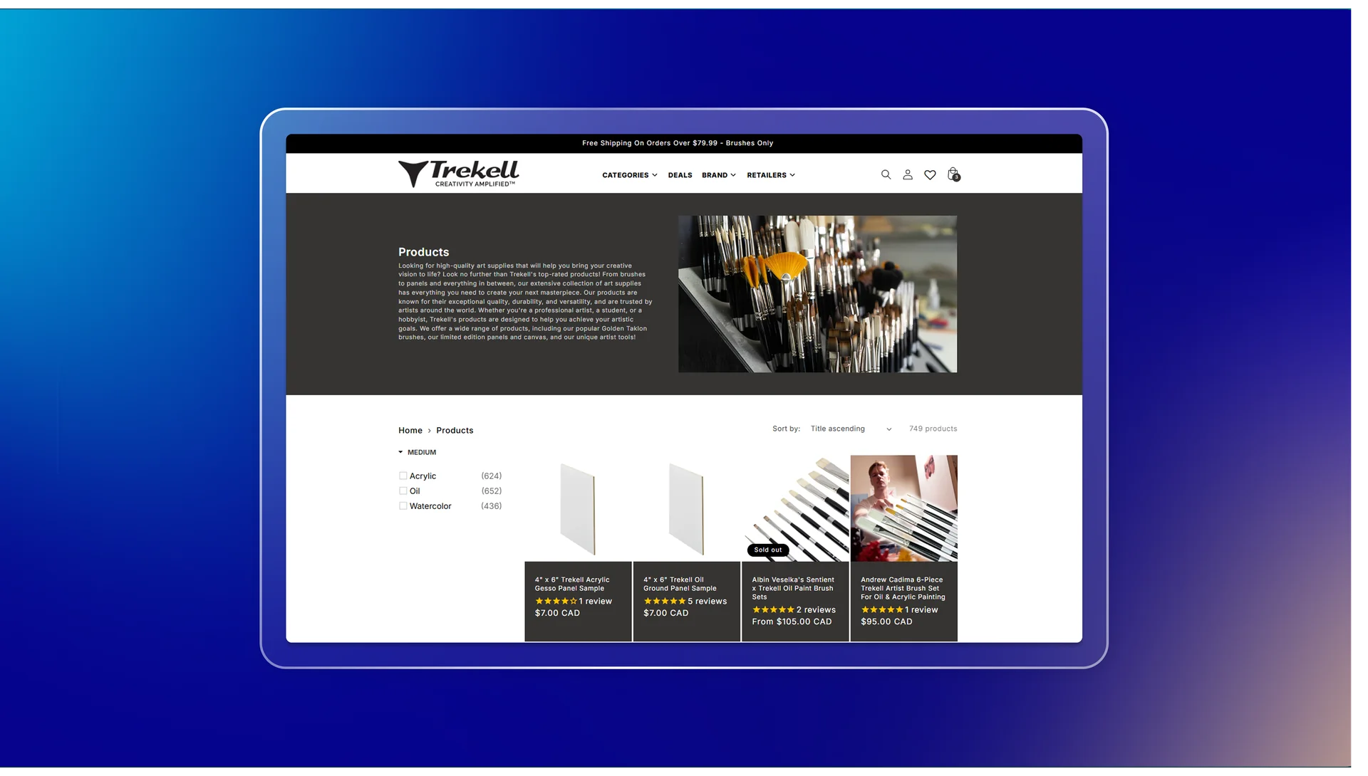 Trekell AOV Free Gift popup showing gift selection experience