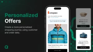 Personalized post-purchase cross sell offer with AfterSell on Shopify