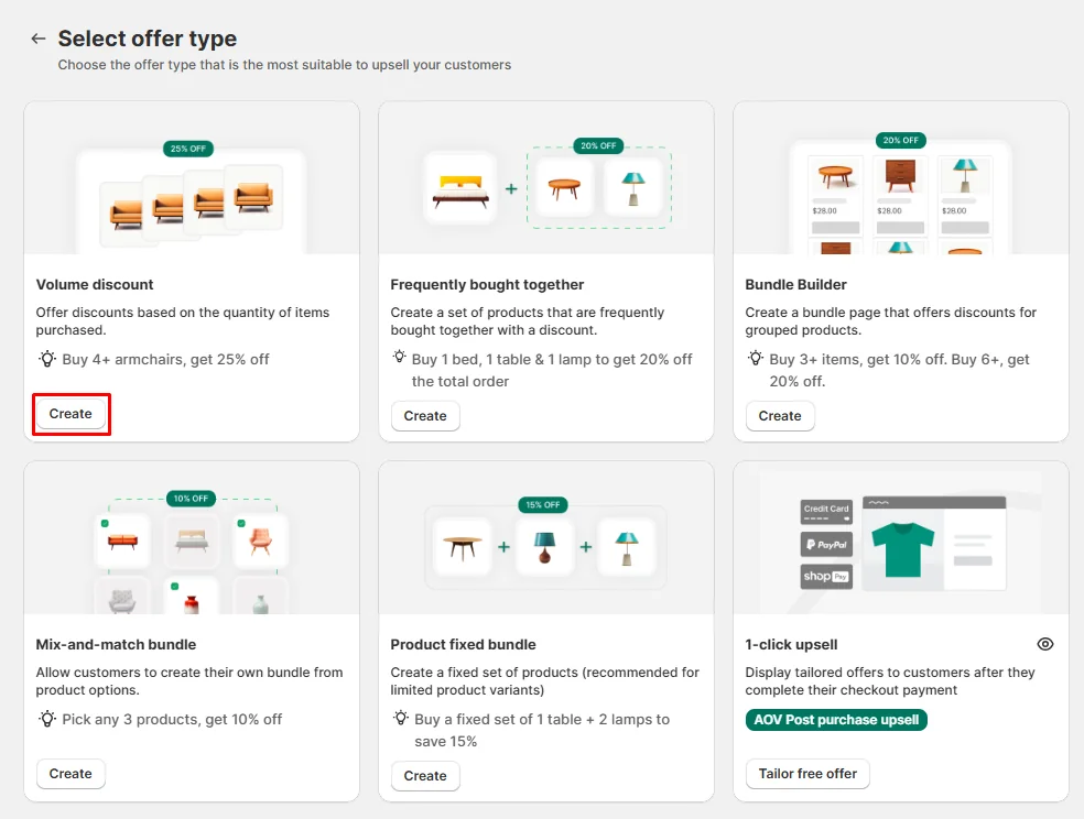 Select your discount type