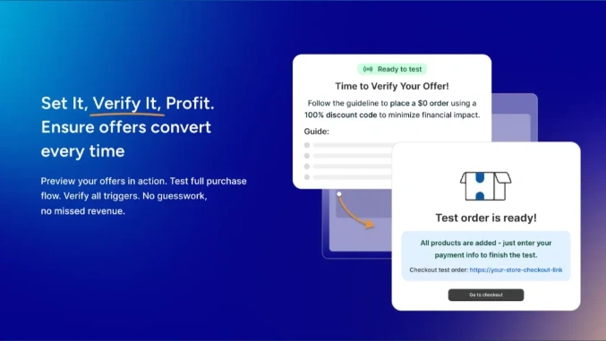 AOV post purchase cross-sell shopify app