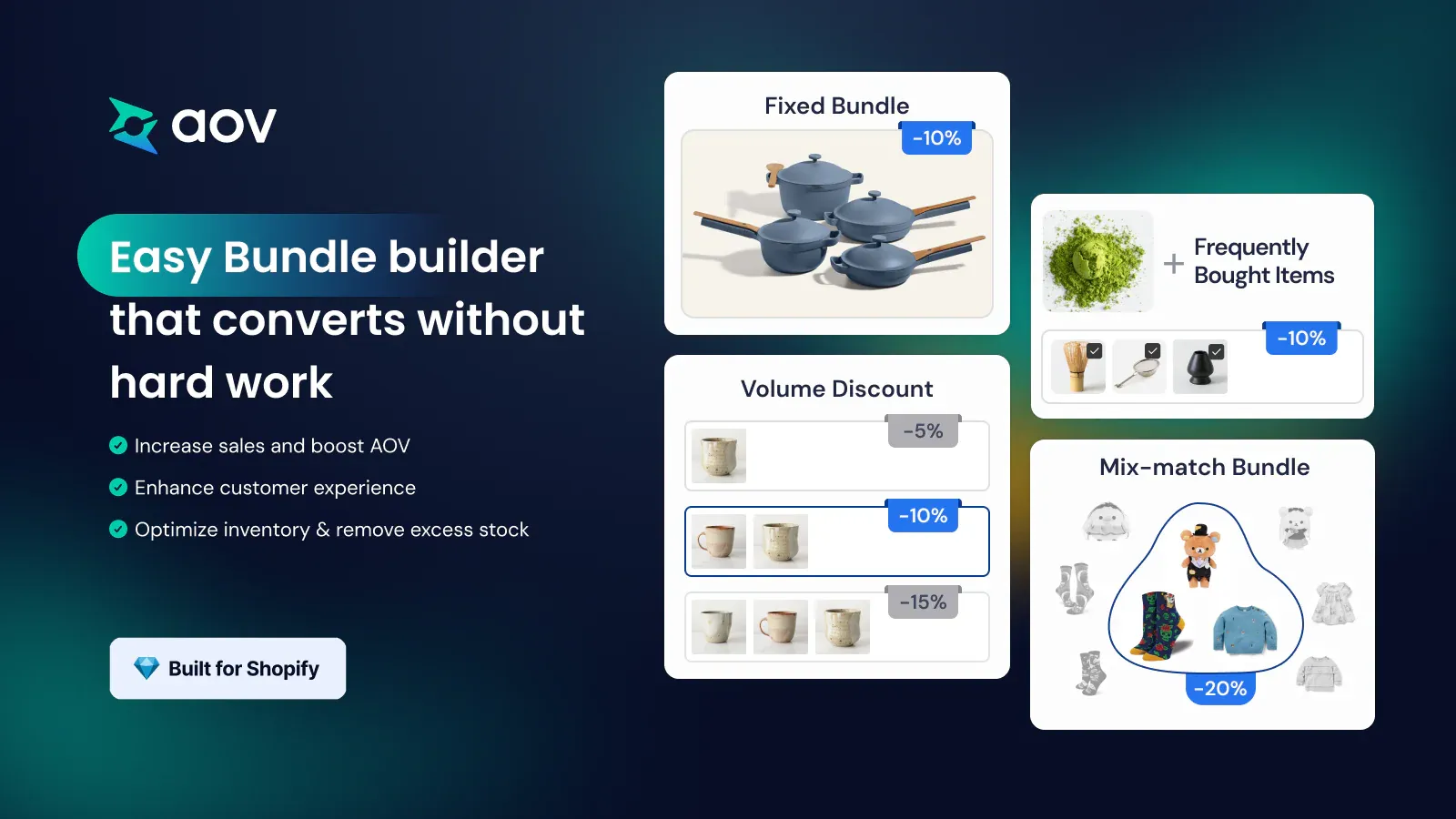 AOV Bundles Volume Discounts