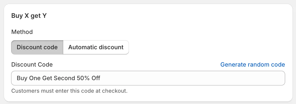 Access Discount settings on Shopify's Built-in Tools