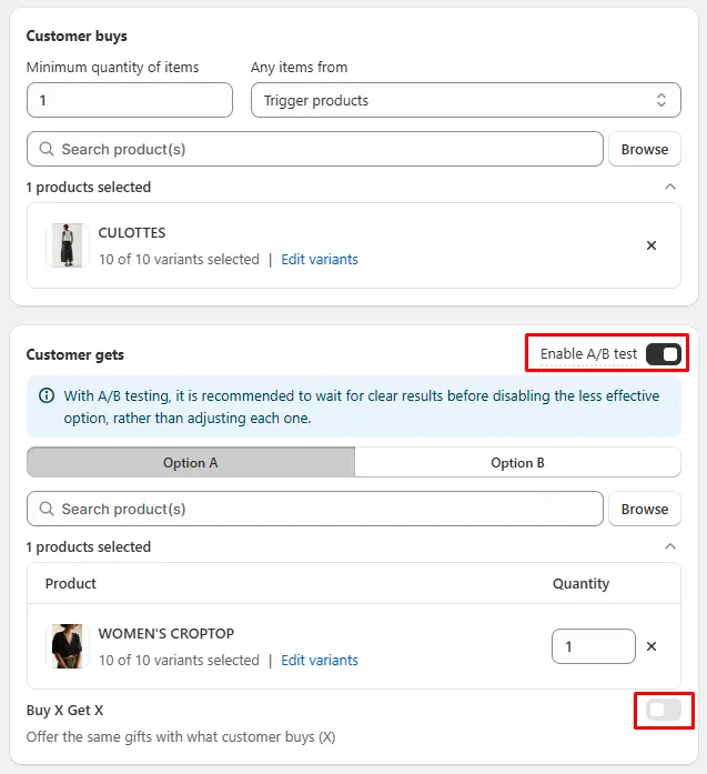 Configure first-purchase discount rules on AOV.ai