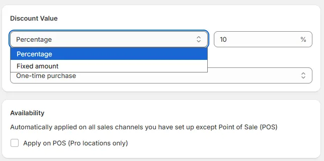 Configure your Automatic discount