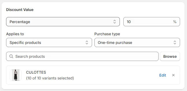 Configure your single-item discount on aov-ai