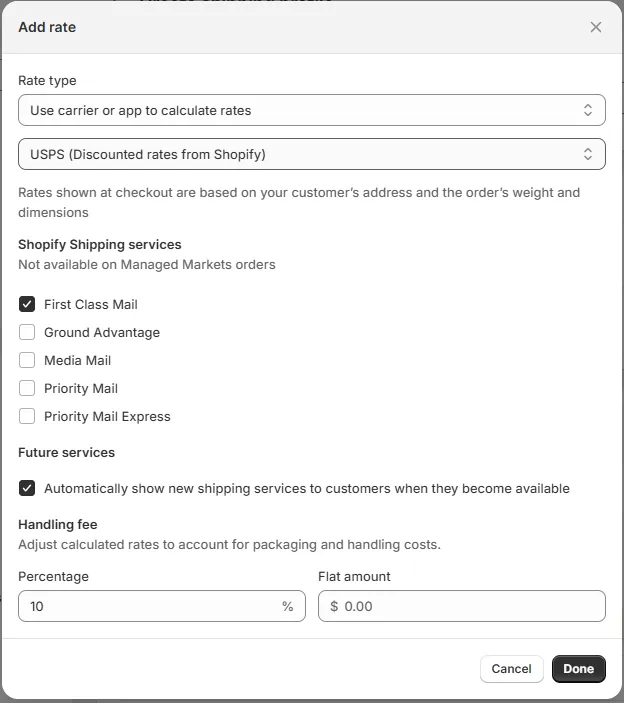 Configure zone-specific discounts