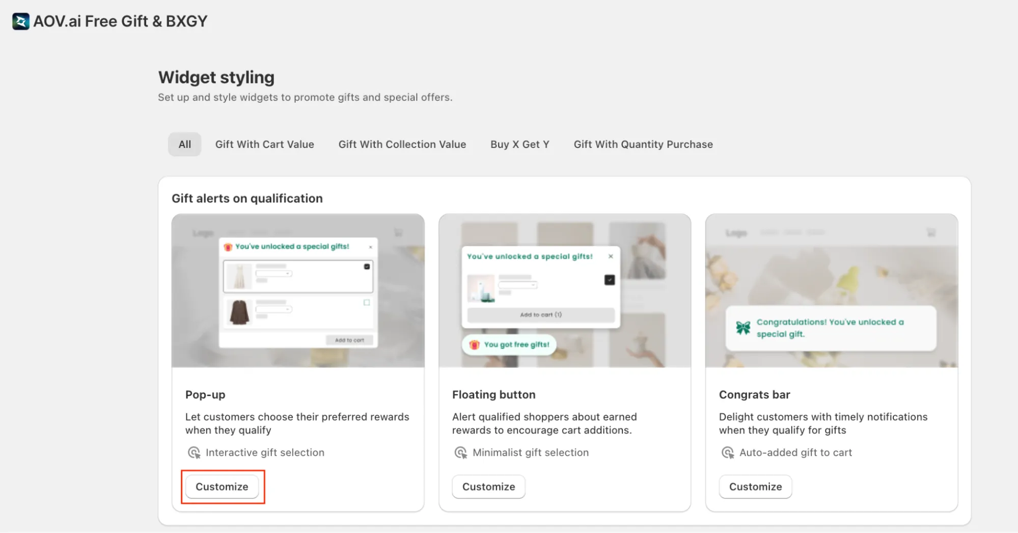 Create your pop-up