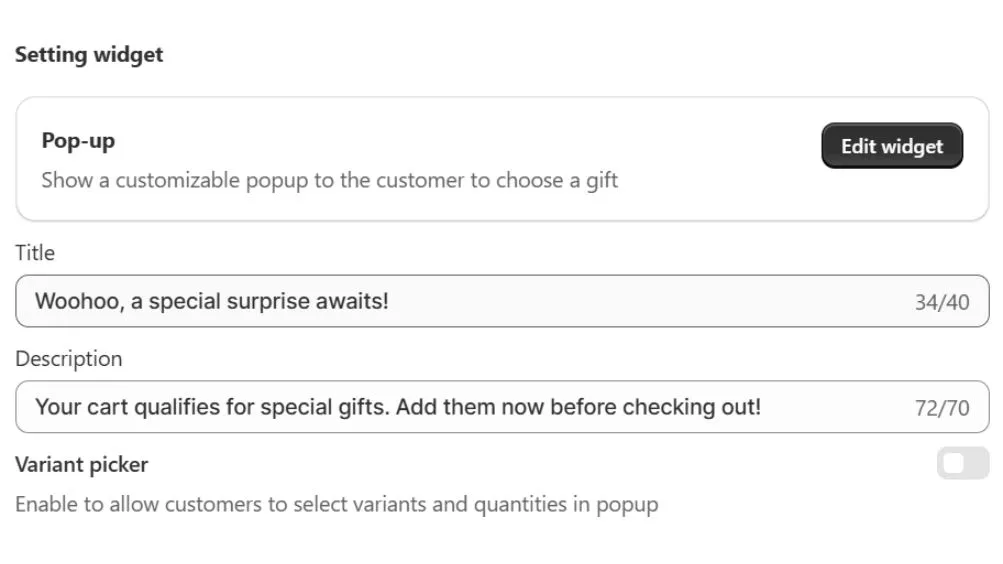 Customize the Title and Description shown for Buy X get Y on Shopify