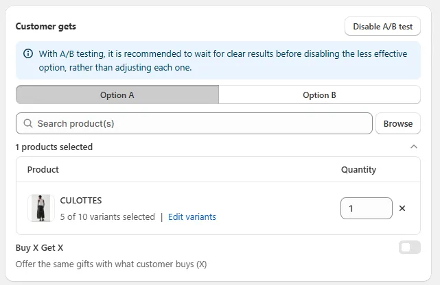 Define the reward in Customer gets on aov-ai