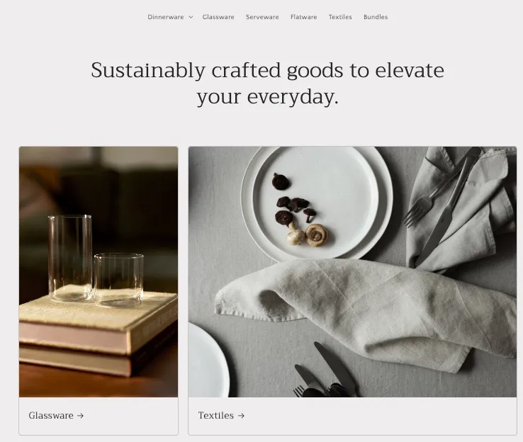 Implement high-quality product photography