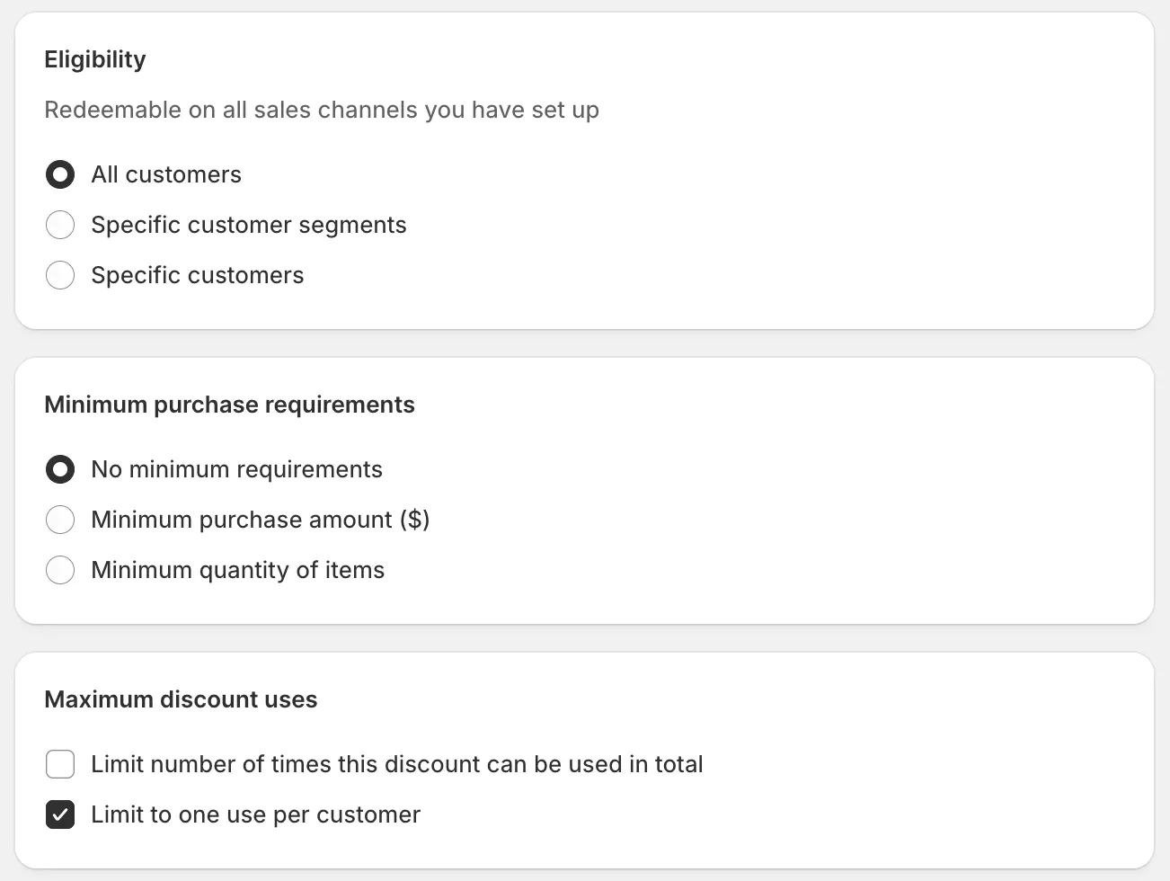 Save discount to activate