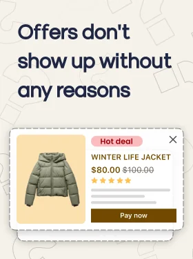 Offers don't show up without any reasons
