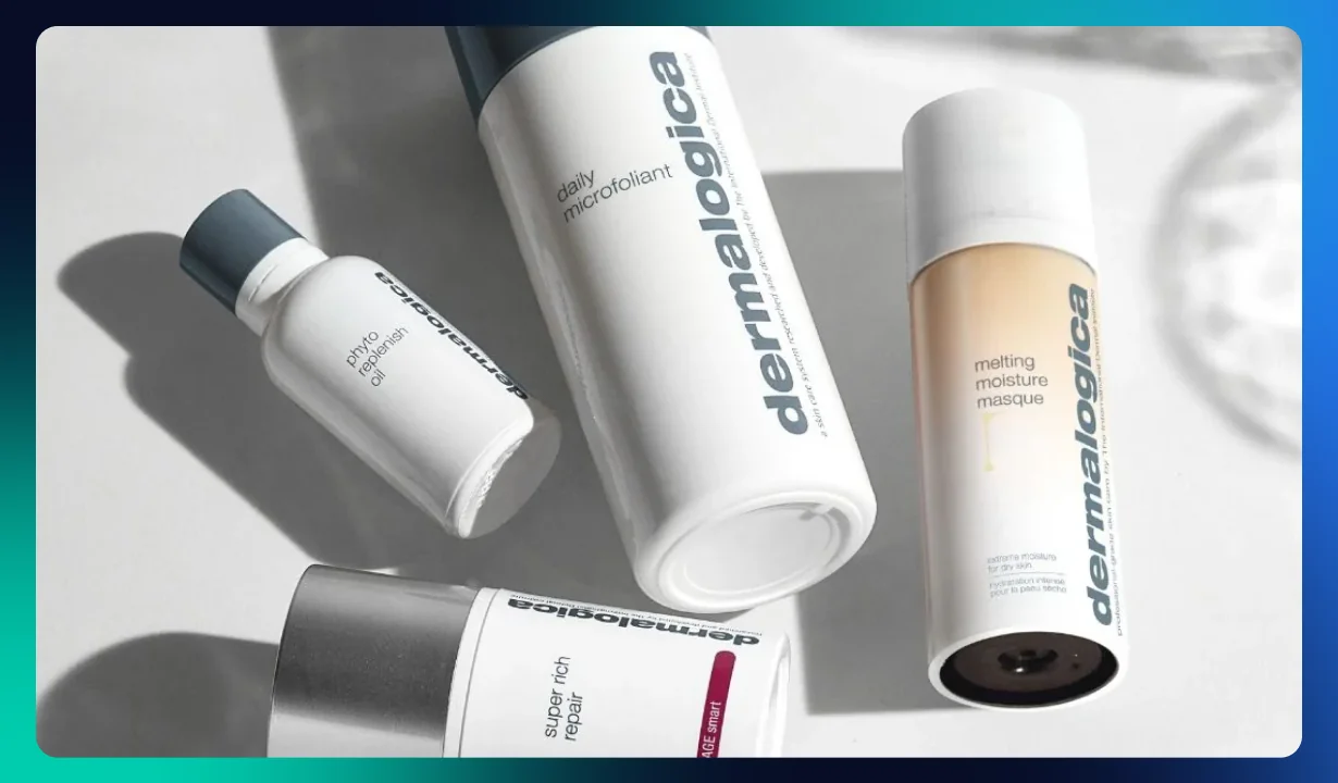 Dermalogica tiered skincare rewards popup showcasing gift kit at checkout
